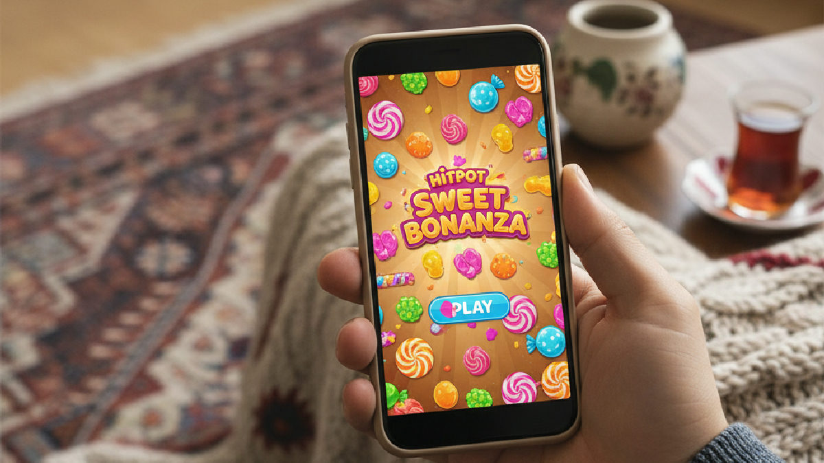 Hitpot Sweet Bonanza keyfini mobil cihazınızda yaşama kolaylığı ve rahatlığı.